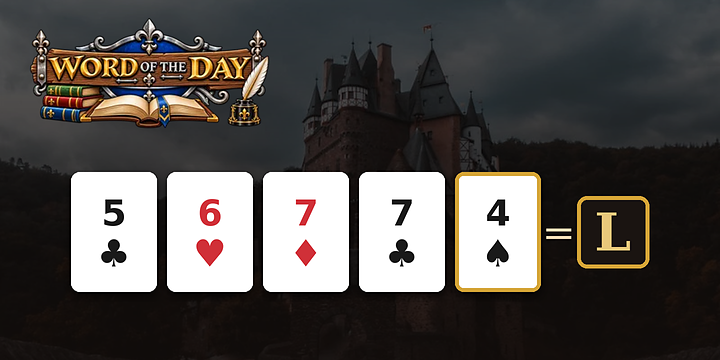 Cribbage Word of the Day preview